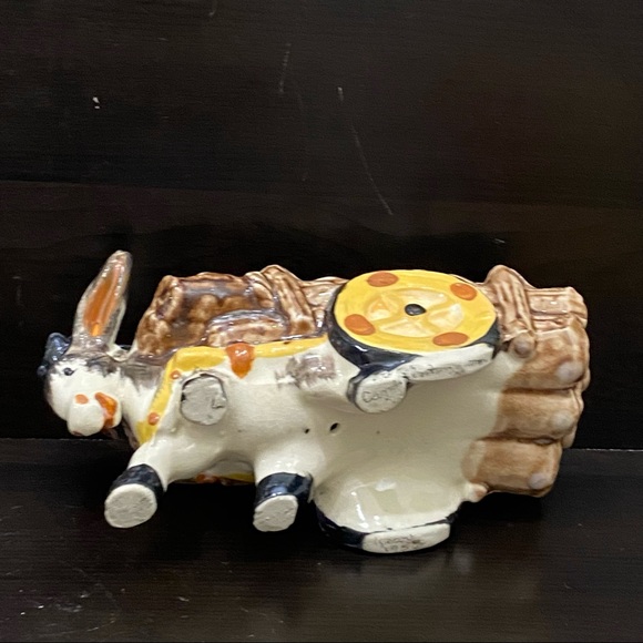 Vintage Porcelain Donkey S+P Condiment Set - Picture 13 of 16